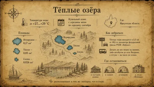 Куда поехать в августе: 3 самых теплых озера в России