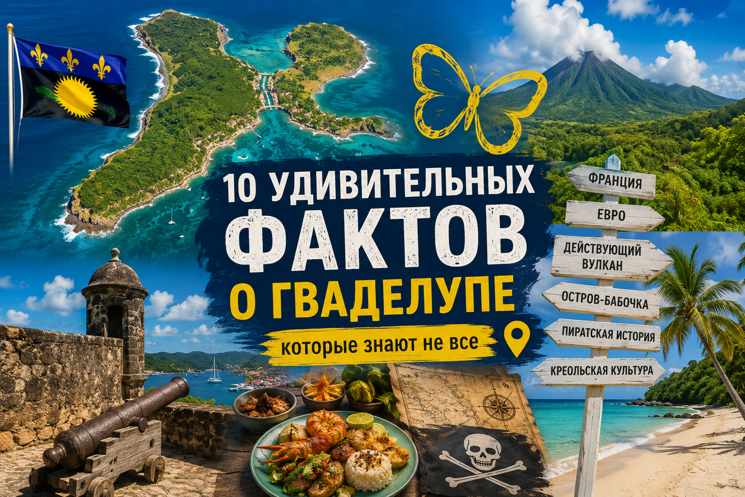 10 удивительных фактов о Гваделупе: почему она не страна и чем удивляет туристов